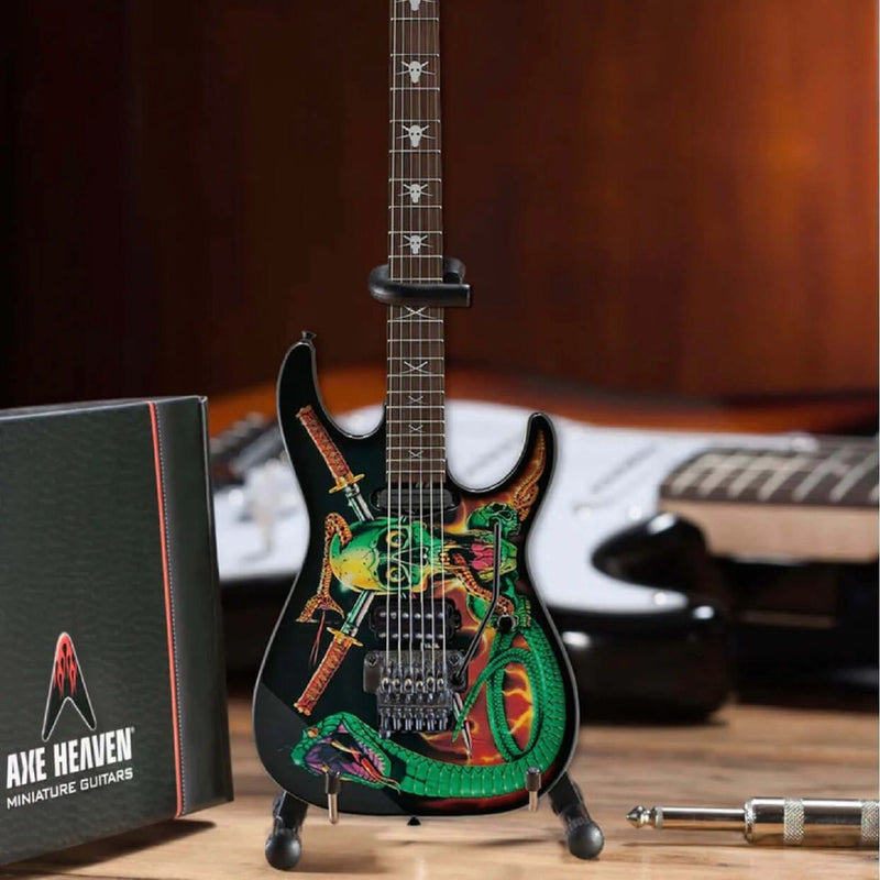 Axe Heaven Officially Licensed George Lynch Skulls & Snakes Mini Guitar Replica Collectible