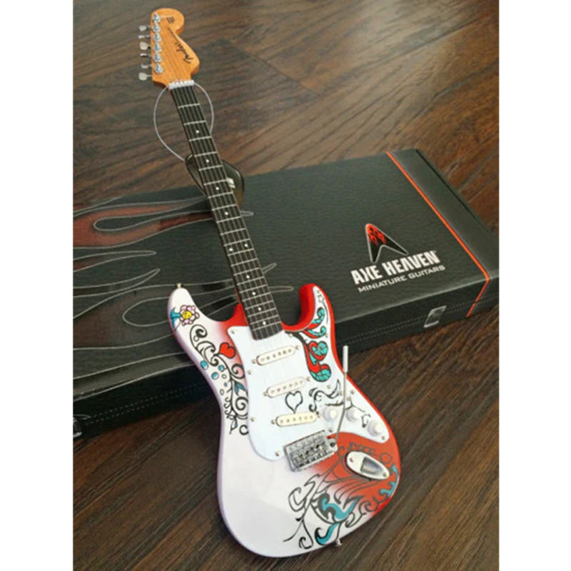 Axe Heaven Officially Licensed Jimi Hendrix Fender Strat Monterey Mini Guitar Replica