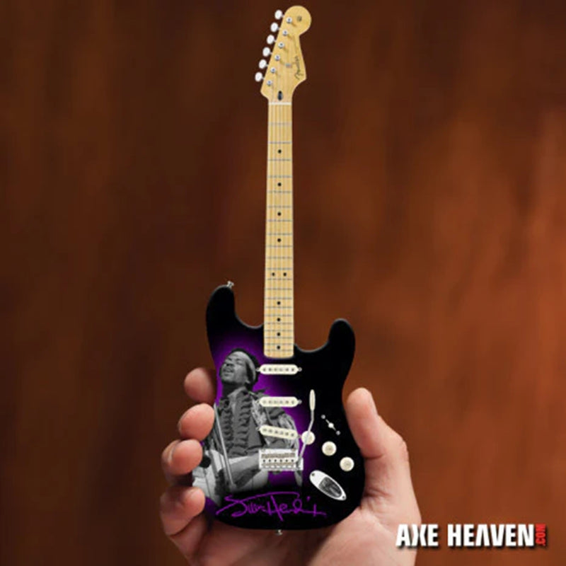 Axe Heaven Officially Licensed Jimi Hendrix Fender Strat Tribute Mini Guitar Replica