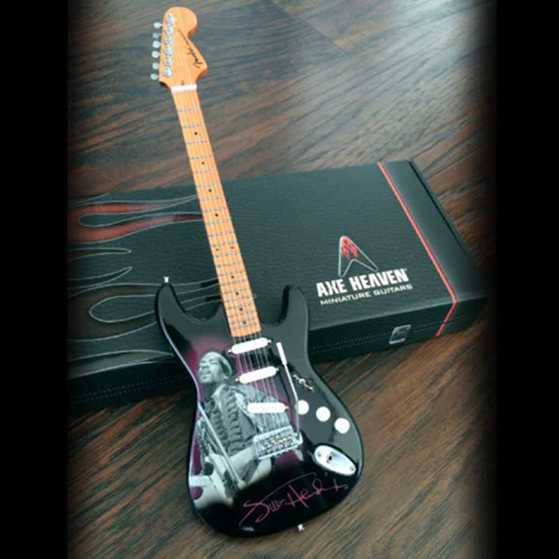 Axe Heaven Officially Licensed Jimi Hendrix Fender Strat Tribute Mini Guitar Replica