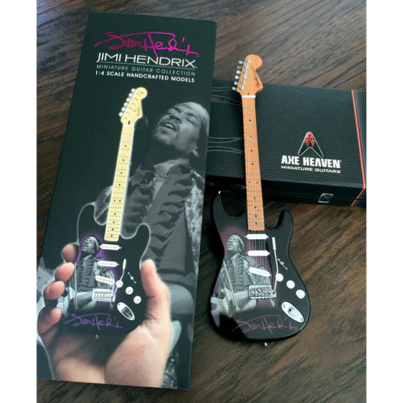 Axe Heaven Officially Licensed Jimi Hendrix Fender Strat Tribute Mini Guitar Replica