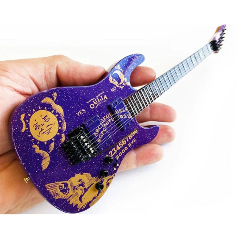 Axe Heaven KIRK HAMMETT - OUIJA PURPLE SPARKLE Mini Guitar Replica