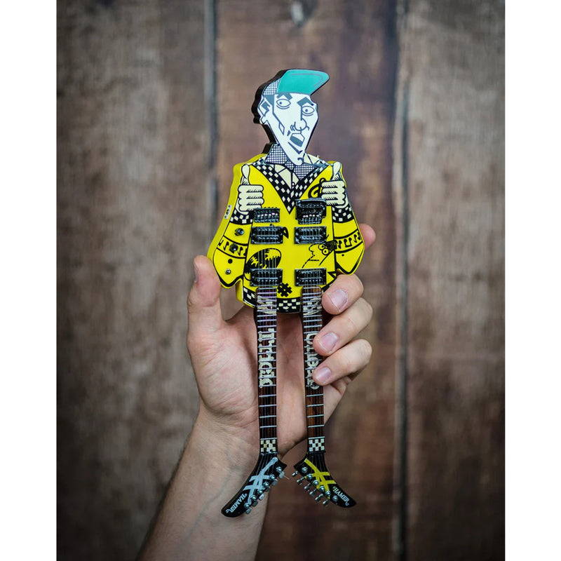 Axe Heaven Licensed RICK NIELSEN Uncle Dick Double-neck Mini Guitar Replica