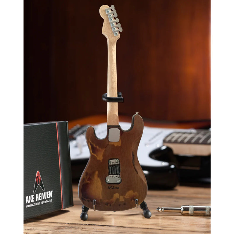 Axe Heaven Official Stevie Ray Vaughan Distressed SRV Custom Strat Mini Guitar Replica