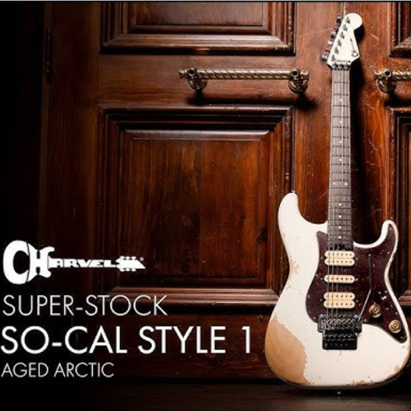 Charvel LTD Super-Stock So-Cal Style 1 HSH FR Guitar - Aged Arctic