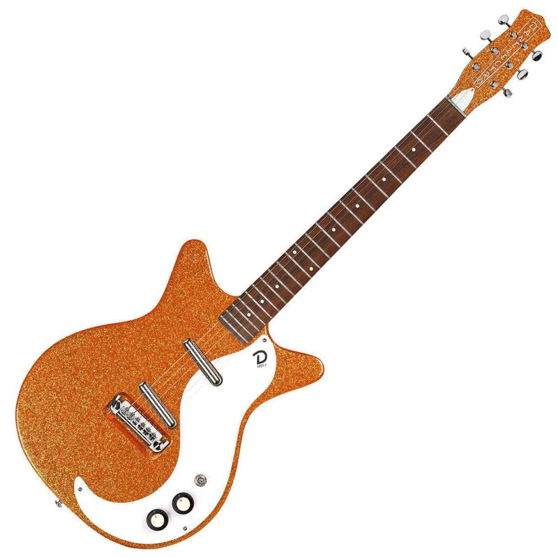 Danelectro 59M NOS+ 60th Anniversary Guitar - Orange Metalflake