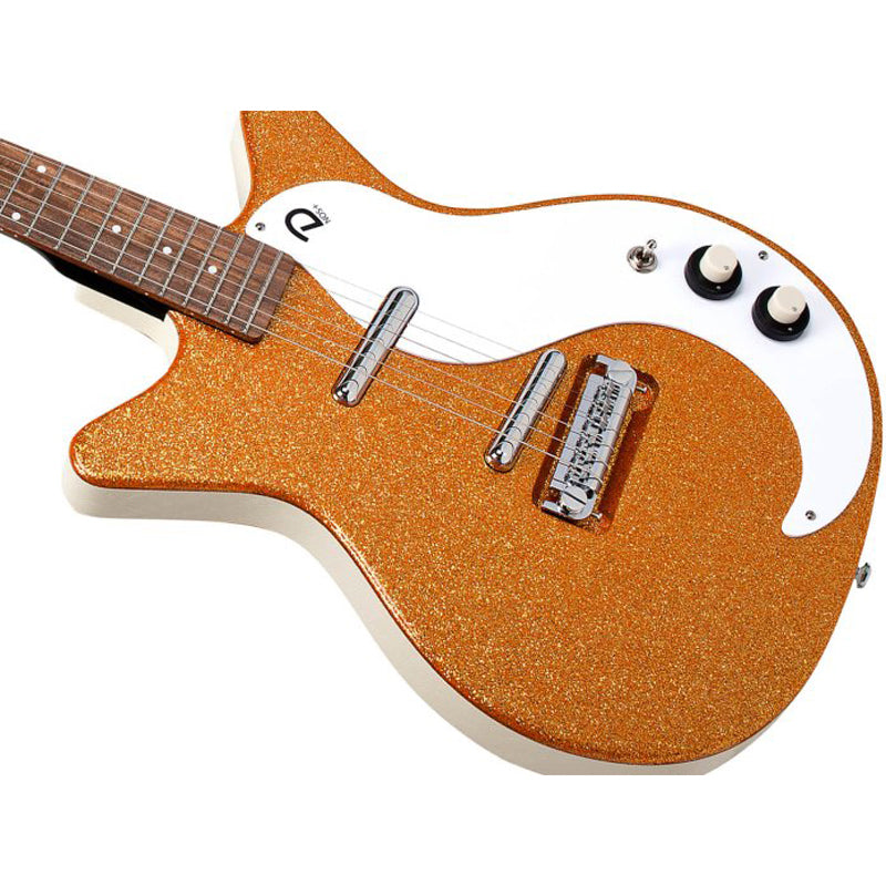 Danelectro 59M NOS+ 60th Anniversary Guitar - Orange Metalflake