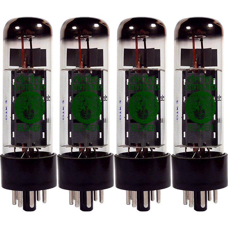 Electro-Harmonix EL34 EH Matched Quartet Power Amp Tubes