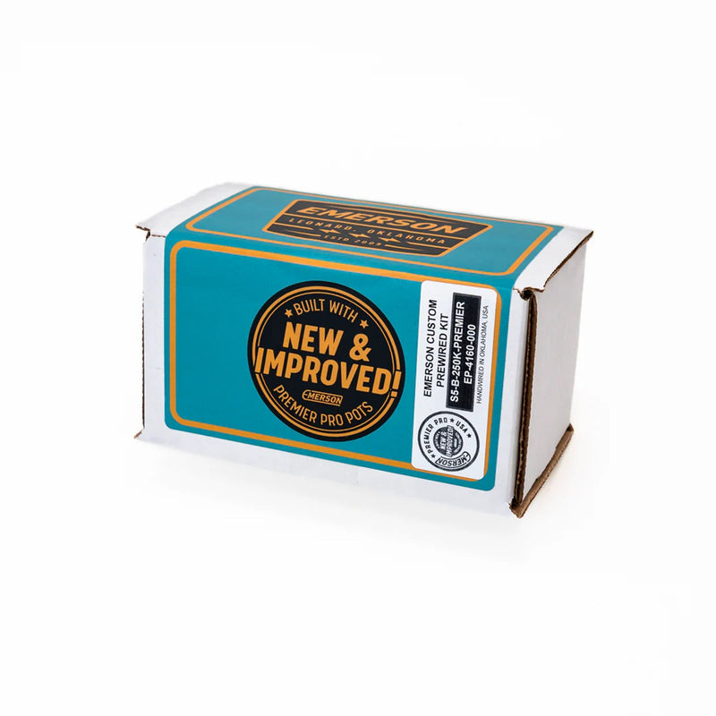 Emerson Custom Premier Pro Stratocaster 5-Way Blender 250k Ohm Pot Prewired Kit