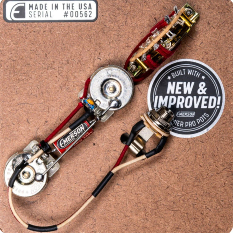 Emerson Custom Premier Pro Telecaster 3-Way 250k Prewired Kit