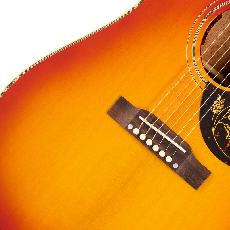 Epiphone 1960 Hummingbird Reissue Acoustic-Electric Guitar- Heritage Cherry Sunburst