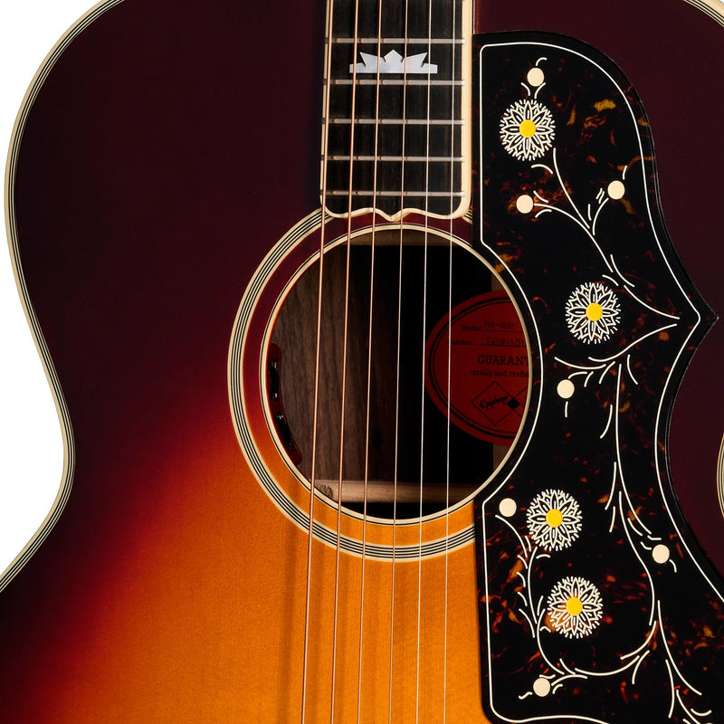 Epiphone Pre-War SJ-200 Rosewood Reissue Acoustic-Electric Guitar - Vintage Sunburst