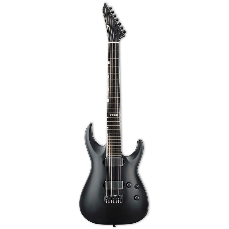 ESP E-II HORIZON NT- B HIPSHOT 7-String Electric Guitar - Black Satin
