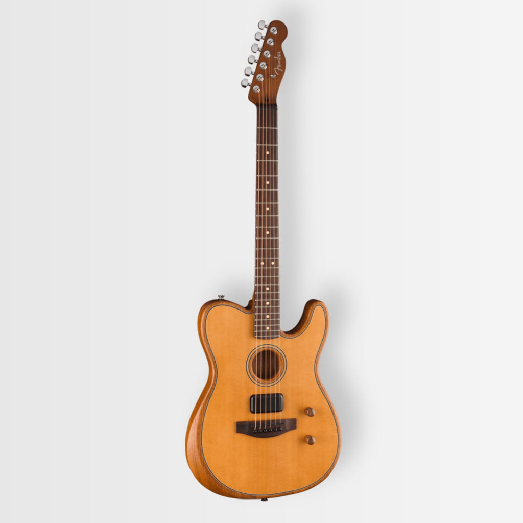 Fender Acoustasonic Standard Telecaster Acoustic Guitar - Aged Natural