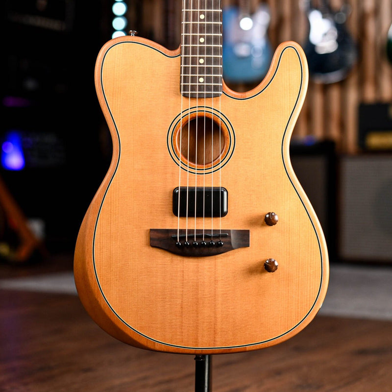 Fender Acoustasonic Standard Telecaster Acoustic Guitar - Aged Natural