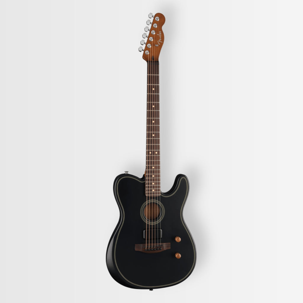 Fender Acoustasonic Standard Telecaster Acoustic Guitar - Black