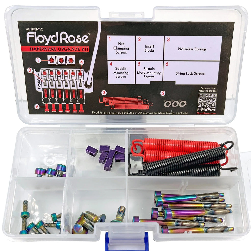 Floyd Rose Stainless Steel Hardware Upgrade Kit - Burnt Chrome