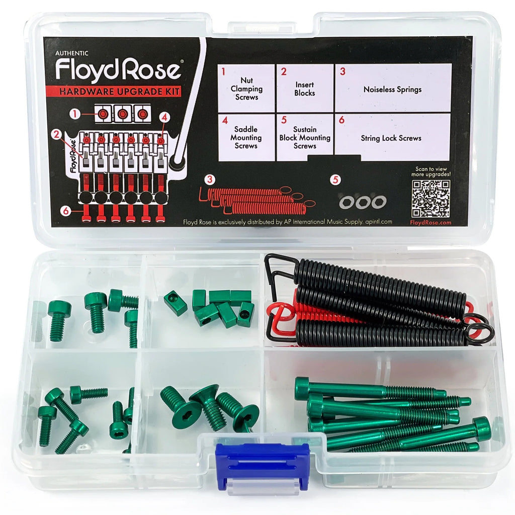 Floyd Rose Stainless Steel Hardware Upgrade Kit - Green