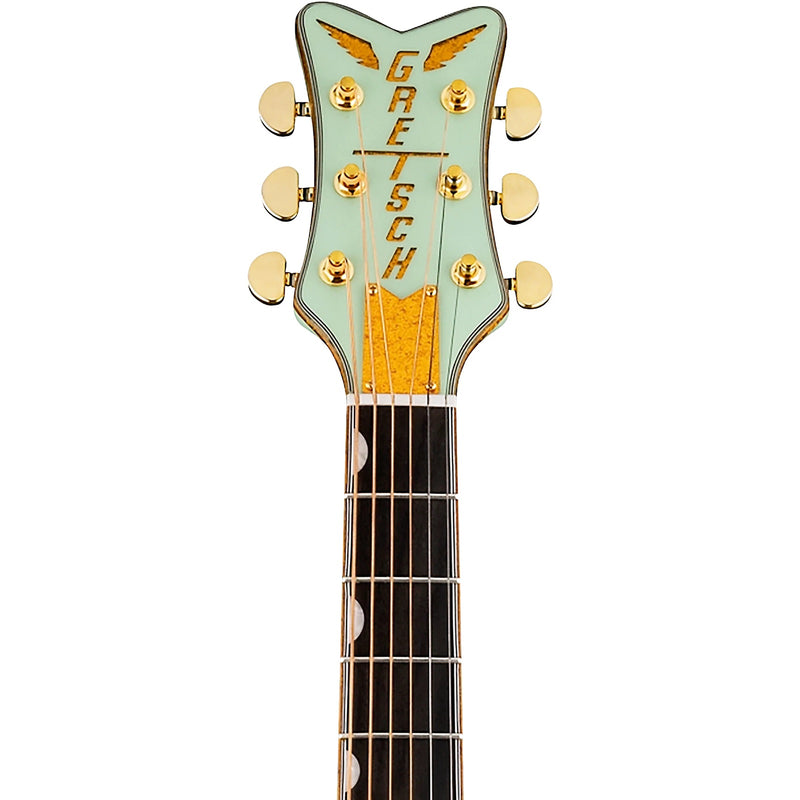 Gretsch G5021E Rancher Penguin Parlor Acoustic Electric Guitar - Mint Metallic