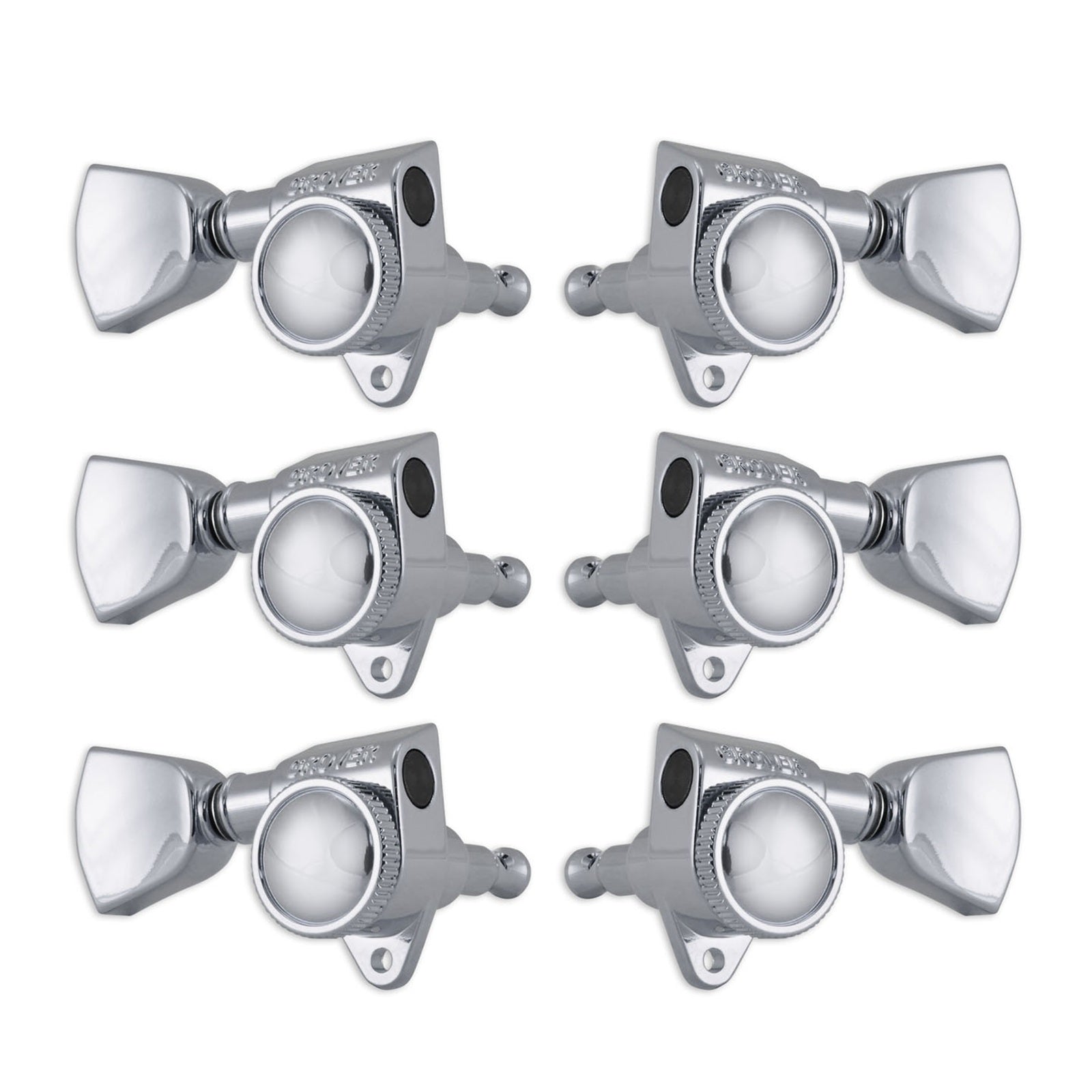 ギター ALLPARTS Grover Chrome Locking Tuners Grover 3+3 Locking Ch Keystone – Motor City Guitar