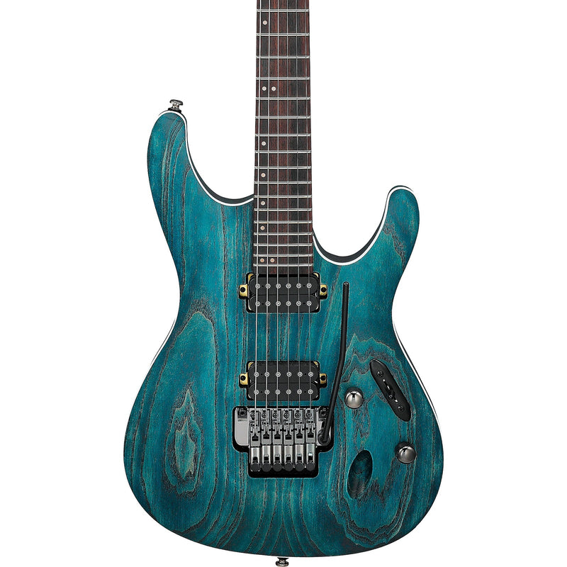 Ibanez S520AHOBF S Standard 6str Electric Guitar  - Cosmic Blue Stained Flat