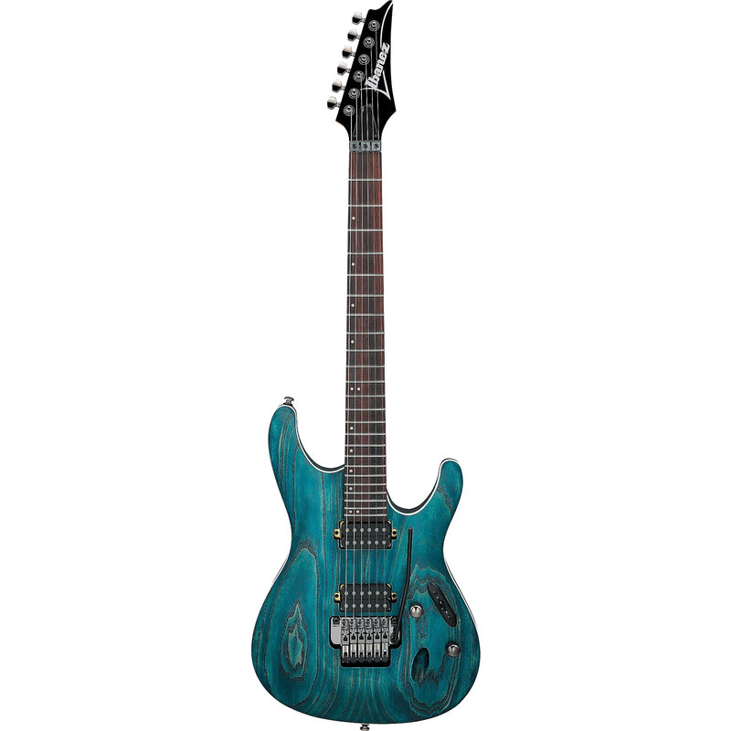 Ibanez S520AHOBF S Standard 6str Electric Guitar  - Cosmic Blue Stained Flat