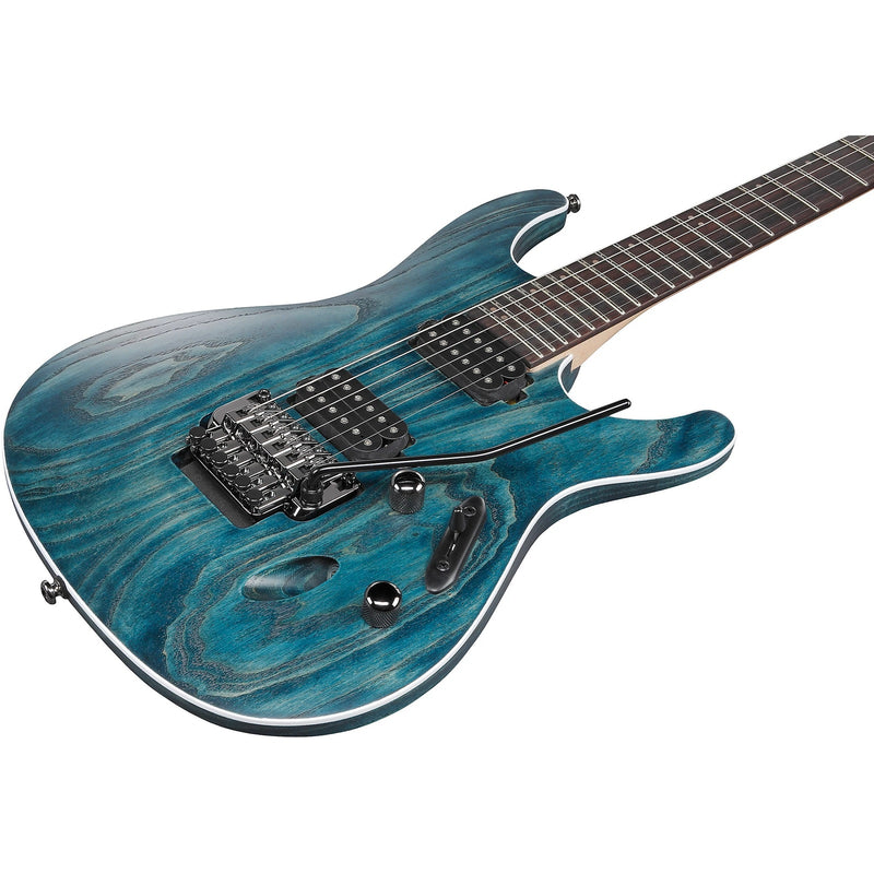 Ibanez S520AHOBF S Standard 6str Electric Guitar  - Cosmic Blue Stained Flat