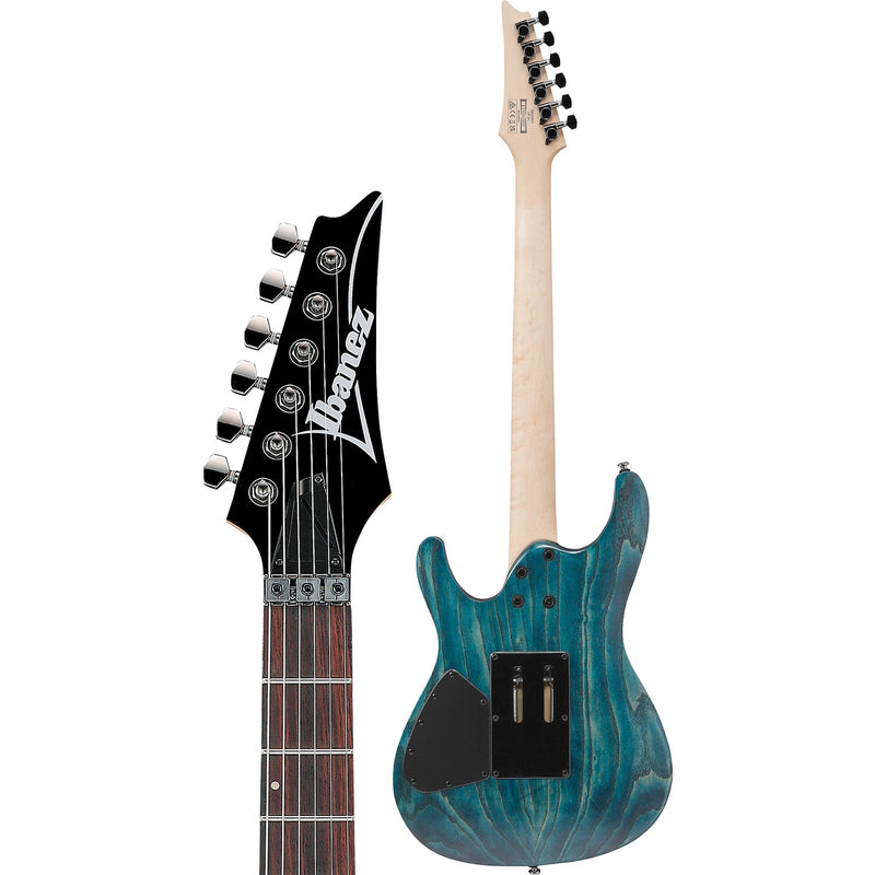 Ibanez S520AHOBF S Standard 6str Electric Guitar  - Cosmic Blue Stained Flat