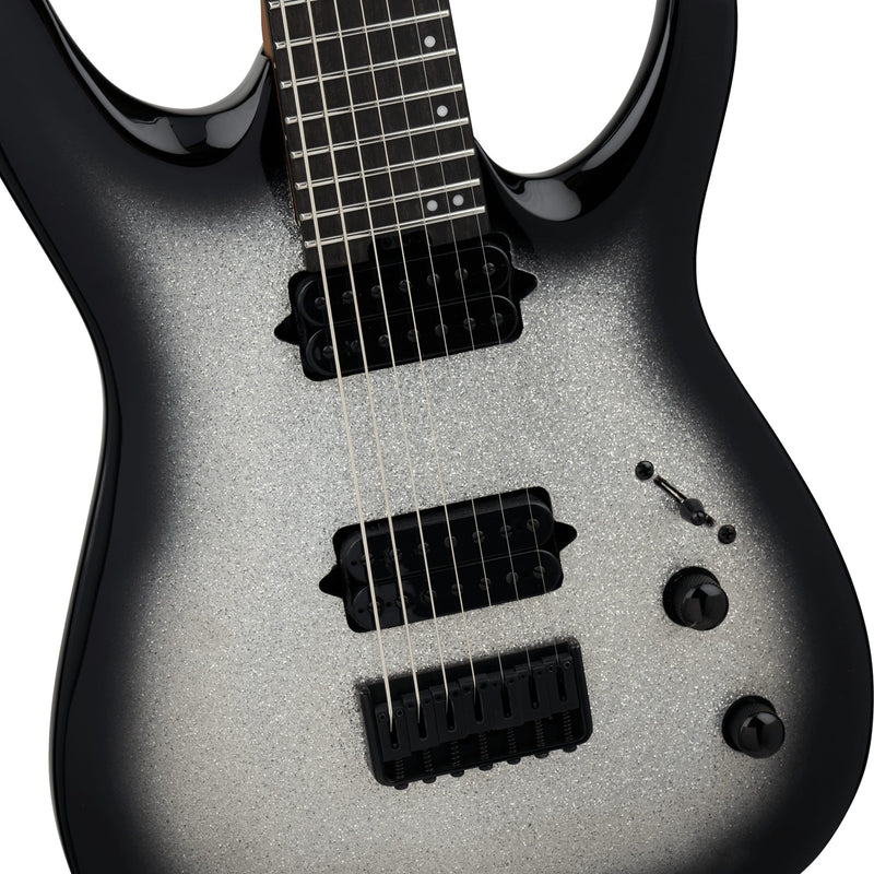 Jackson Pro Series Signature Misha Mansoor Juggernaut HT7 7 String Guitar - Silverburst Sparkle