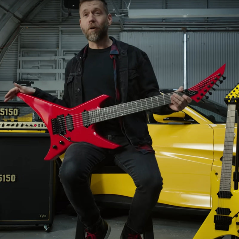 Jackson Pro Series Signature Dave Davidson Warrior WR7 - Ferrari Red