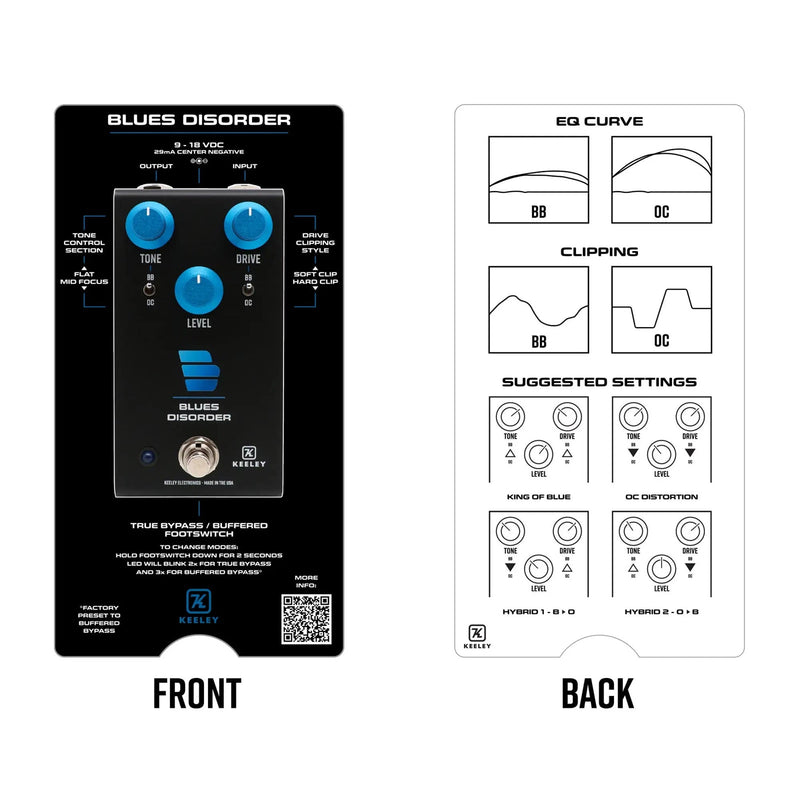 Keeley Blues Disorder Overdrive Pedal