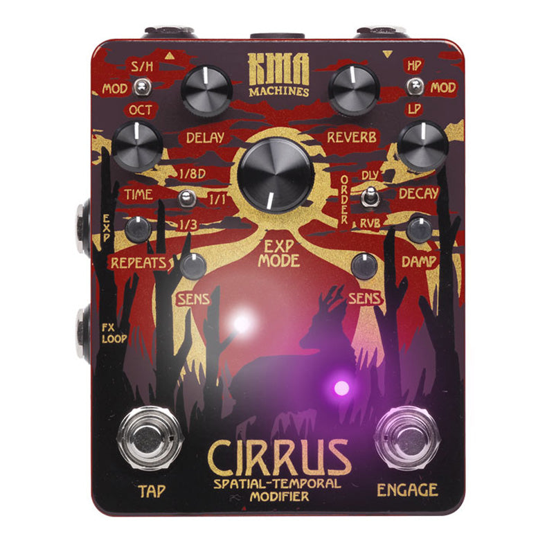 KMA Machines Cirrus Delay & Reverb Spatial-Temporal Modifier Pedal