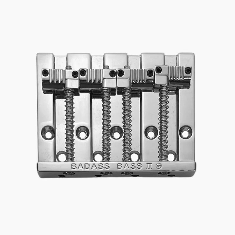 Leo Quan Badass II 4-String Bass Bridge w/Grooved Saddles - Chrome