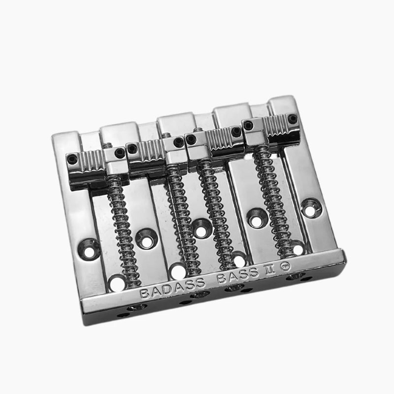Leo Quan Badass II 4-String Bass Bridge w/Grooved Saddles - Chrome