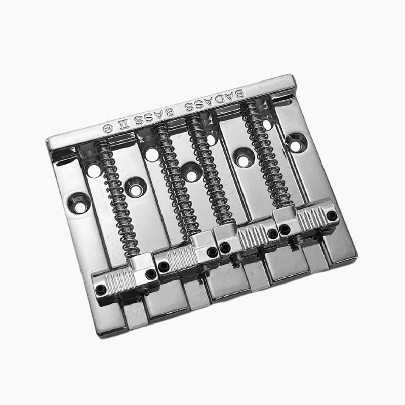 Leo Quan Badass II 4-String Bass Bridge w/Grooved Saddles - Chrome