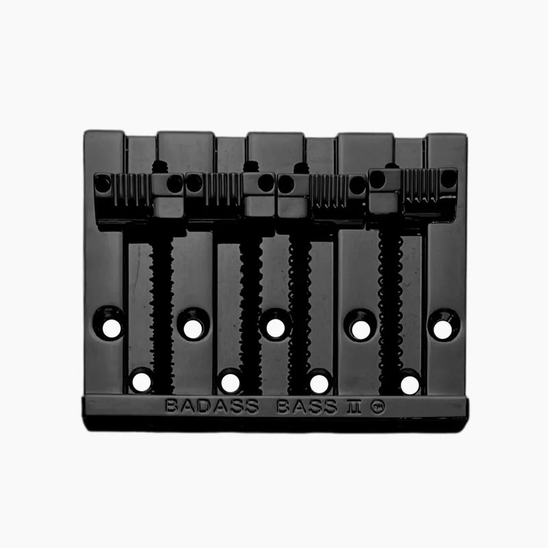 Leo Quan Badass II 4-String Bass Bridge w/Grooved Saddles - Black
