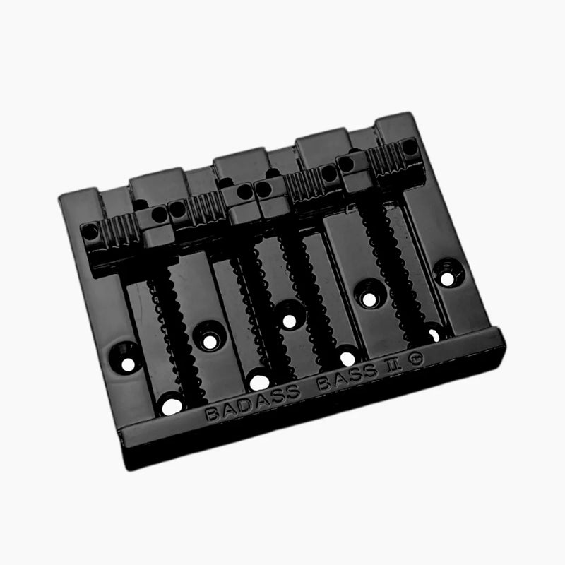 Leo Quan Badass II 4-String Bass Bridge w/Grooved Saddles - Black