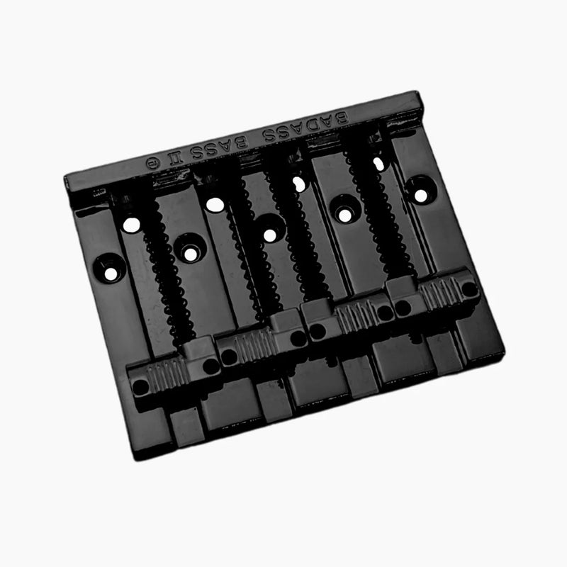 Leo Quan Badass II 4-String Bass Bridge w/Grooved Saddles - Black