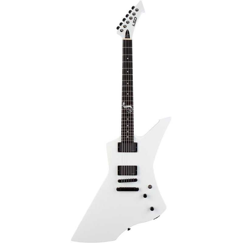 ESP LTD James Hetfield Signature Snakebyte Guitar w/ EMG JH Set Pickups & Hardshell Case - Snow White