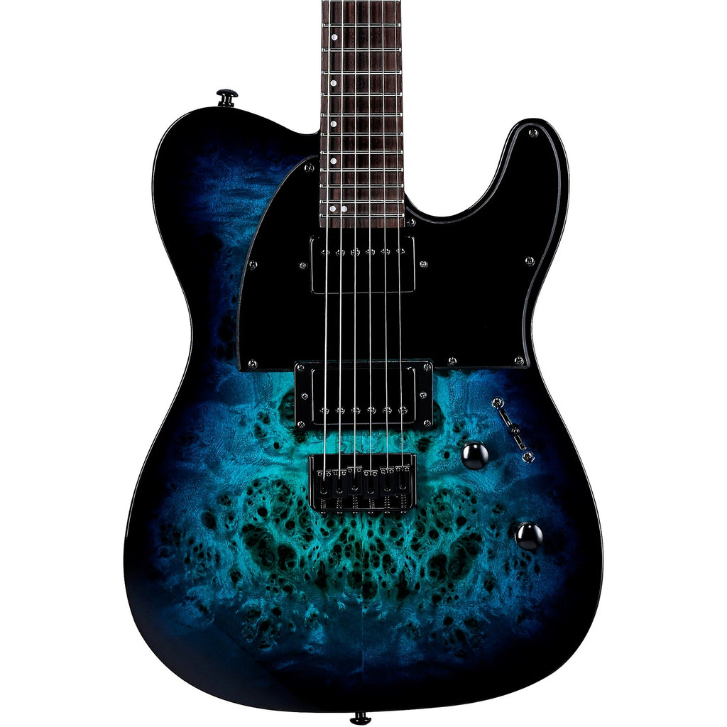 LTD TE-200DX Guitar - Blue Burst