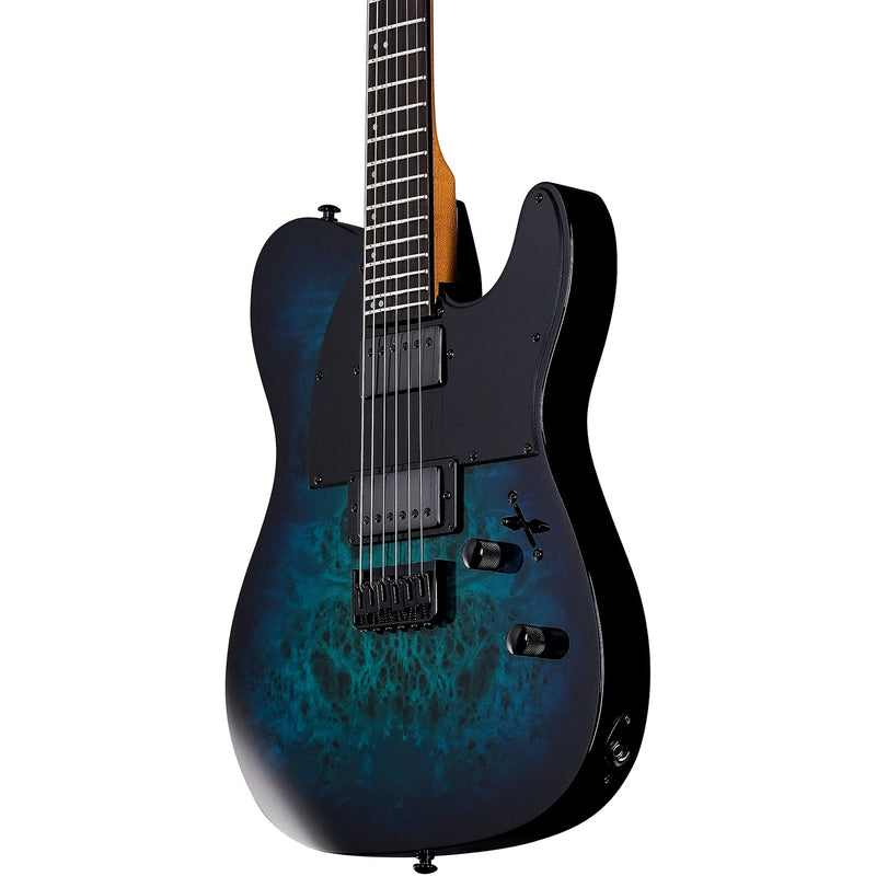 LTD TE-200DX Guitar - Blue Burst