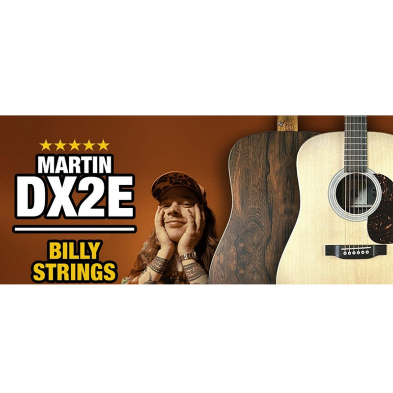 Martin D-X2E Billy Strings Signature Acoustic-electric Guitar - Natural