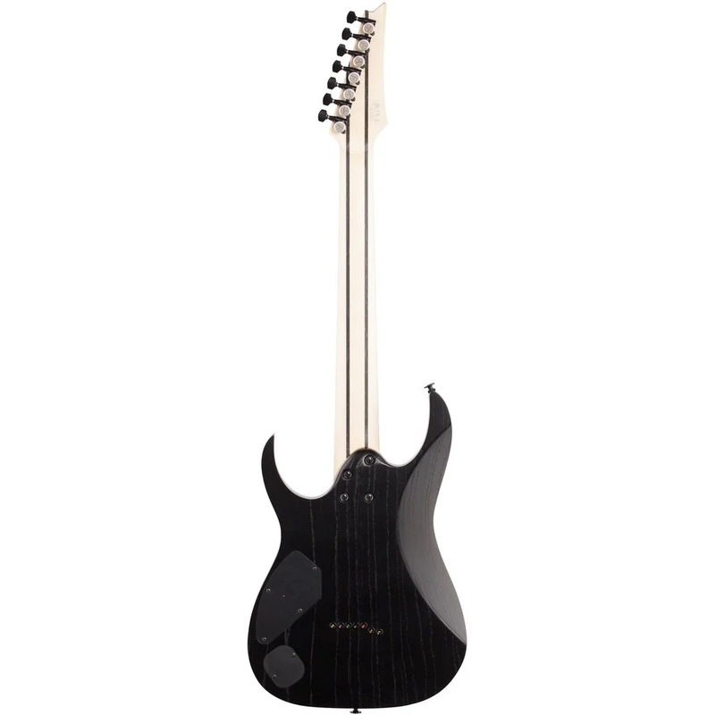 Ibanez RGR752AHBF RG Prestige 7-String Guitar w/ Dimarzio Pickups & Hardshell Case - Weathered Black