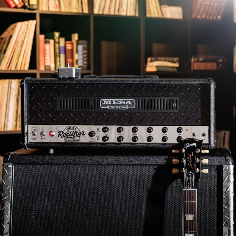 Mesa/Boogie '90s Dual Rectifier 100-watt Head - Black Diamond Faceplate