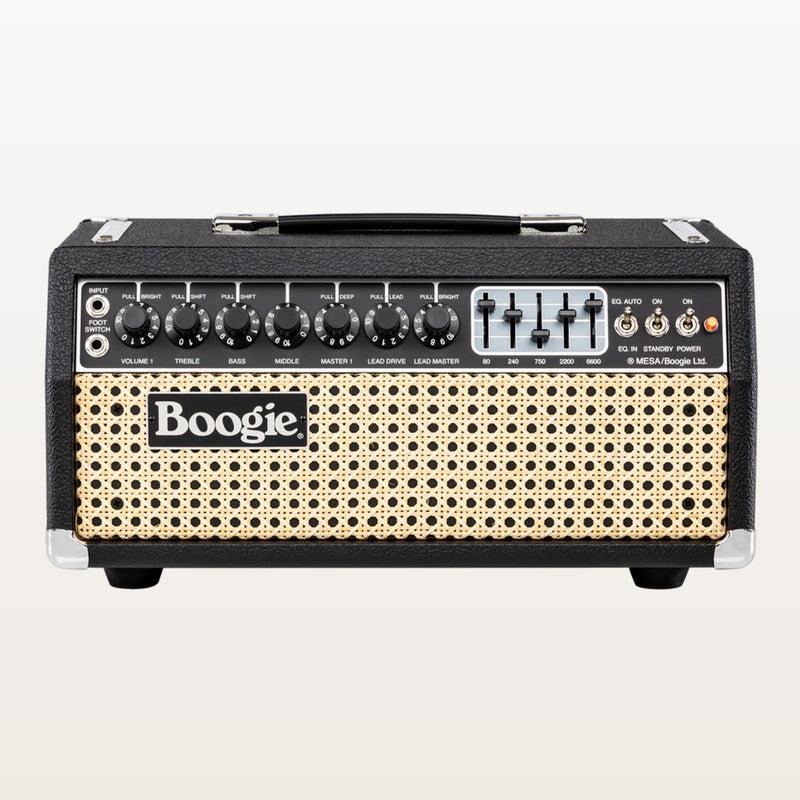 Mesa Boogie Mark IIC+ HRG Head  - Black Bronco Wicker Grille Metal Corners