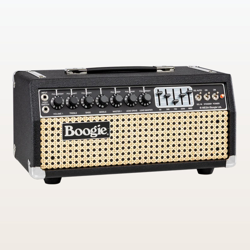 Mesa Boogie Mark IIC+ HRG Head  - Black Bronco Wicker Grille Metal Corners