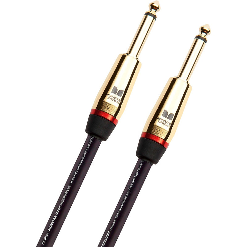 Monster Cable Monster Rock 1/4 Inch Straight to Straight Instrument Cable - 21-foot