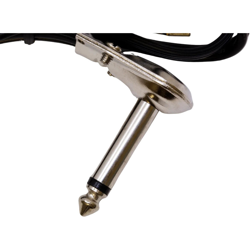 Combo Amp Speaker Cable - 1/4" to 2 Clip-on Spade Lugs