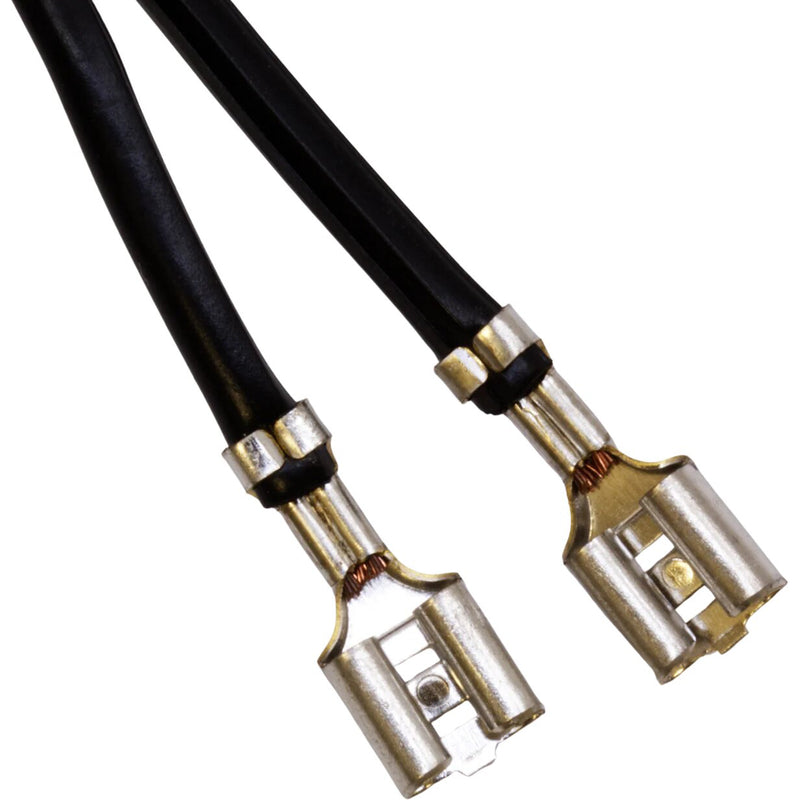 Combo Amp Speaker Cable - 1/4" to 2 Clip-on Spade Lugs