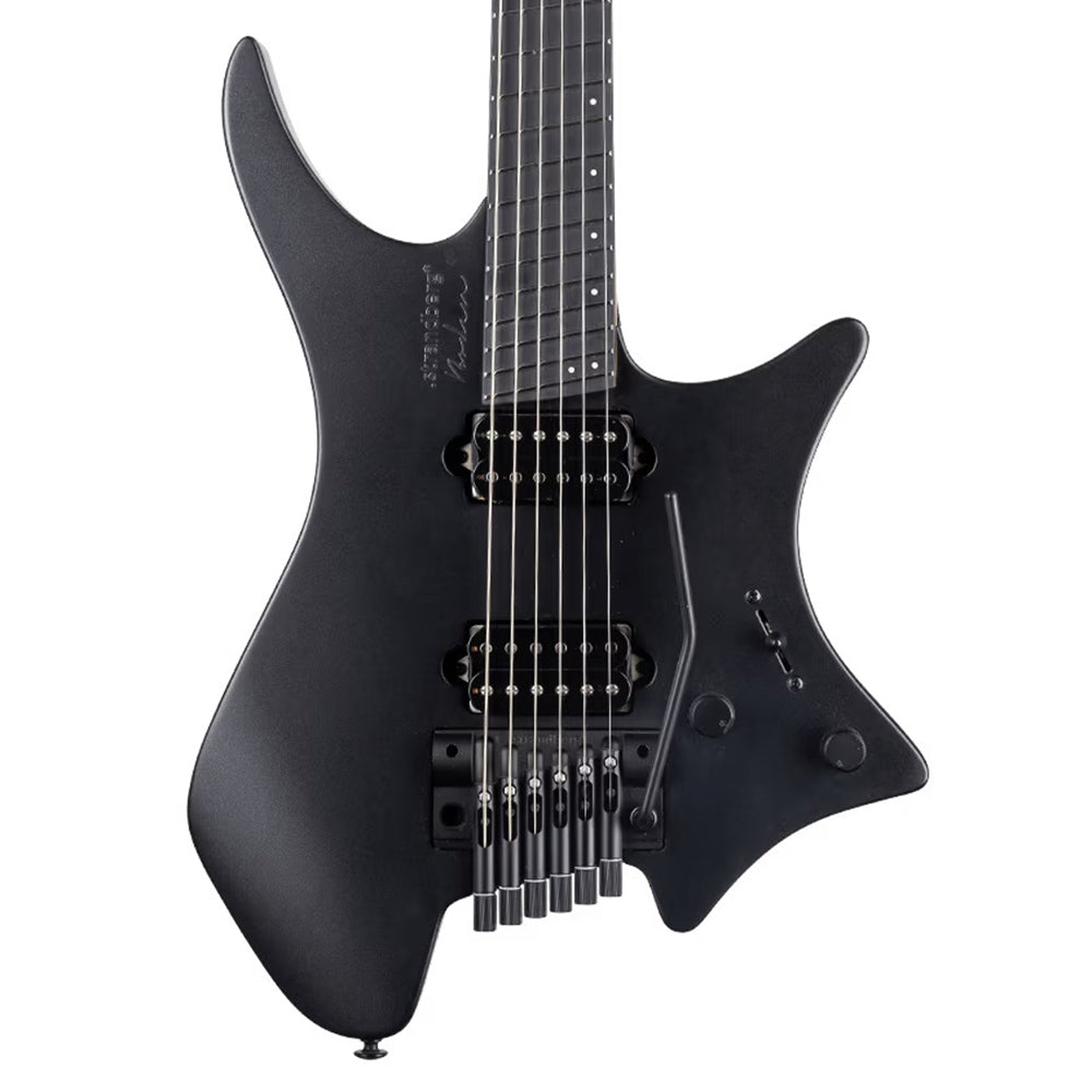 Strandberg Boden Metal NX 6 Tremolo Headless Multi-Scale Guitar w/ Gig Bag - Black Granite